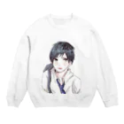 睦月ひなの男子高校生A Crew Neck Sweatshirt