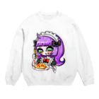 花岬 物子のしねメイドちゃん Crew Neck Sweatshirt