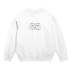 moeのあんずとそら豆 Crew Neck Sweatshirt