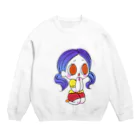 もーたんのおいのりガール（文字無し） Crew Neck Sweatshirt