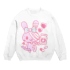 Meltrium*の病みホリ兎桃02 Crew Neck Sweatshirt