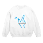 tyotyoのメチレンブルーついちゃった Crew Neck Sweatshirt