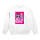 2zdoppoの女の子かわいい Crew Neck Sweatshirt