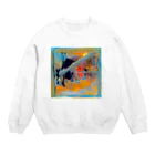 33GaMaのyellow pool Crew Neck Sweatshirt