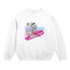 Re:yiTのピンクゆめかわいいパロディ Crew Neck Sweatshirt