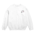 sacco's shopのうさぎのもふもふちゃん [いっしょにあそぼっ] Crew Neck Sweatshirt