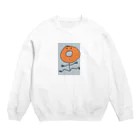 しょっぷ、ぽこぽこのドー・なつ夫 Crew Neck Sweatshirt