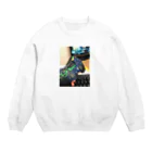 T-kaikiのゲーマー破壊神 Crew Neck Sweatshirt