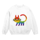 ohtematicのnijineko#2 Crew Neck Sweatshirt