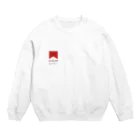 benñy’sの煙草柄 赤4 Crew Neck Sweatshirt