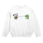 ☆みかん☆のかっぱんだちゃん*糸電話 Crew Neck Sweatshirt