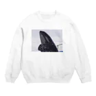 水りんご@ランニングマンのシャチ Crew Neck Sweatshirt