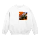 galah_addの平成さいごと令和さいしょのおうどん Crew Neck Sweatshirt