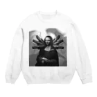 (旧ショップ)大日禰宜 | エンゼル(suzuri店)の百戒行進 Crew Neck Sweatshirt