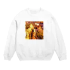 🍩tarojiro(たろじろ) shop🍩の捕らわれの土ロボット模様 Crew Neck Sweatshirt