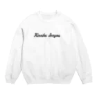 筋肉飲料公式ショップの英語おしゃれロゴ Crew Neck Sweatshirt