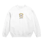 リスウサギの食ぱんだ Crew Neck Sweatshirt