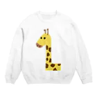 lululuのきりん Crew Neck Sweatshirt