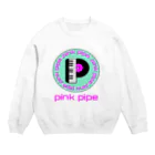 PinkPipeのPinkPipeオリジナルグッズ ピアノレコード Crew Neck Sweatshirt