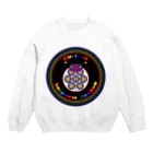 NK♥LOVEのCircle of happiness rainbow<ladybug black> Crew Neck Sweatshirt