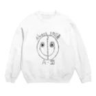 TAAAKのalways smile Crew Neck Sweatshirt