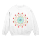 猫ニャンのお店(*´ω｀*)のmorning star Crew Neck Sweatshirt