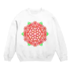 猫ニャンのお店(*´ω｀*)の名もなき紅い華 Crew Neck Sweatshirt