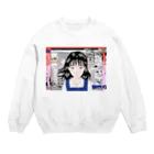 お茶の間デジタルKIDSの月と太陽の対話 Crew Neck Sweatshirt