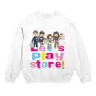 Nicoral NicorelのLet's play store!(片面印刷) Crew Neck Sweatshirt