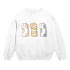 鈴のチンアナゴザウルス Crew Neck Sweatshirt