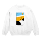 JCHN storeのwhat's are  you doing? Crew Neck Sweatshirt