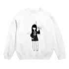 らも支配人の世知辛い世の中に疲れちゃった女の子 Crew Neck Sweatshirt