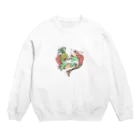 おこめおのトロピカル　モルモット Crew Neck Sweatshirt