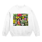 poisonous_nounaiの帯化 Crew Neck Sweatshirt