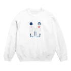 とまぽんのミズノウエノ Crew Neck Sweatshirt