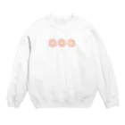 にょろりん侍のおはな Crew Neck Sweatshirt