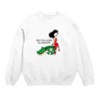 タチマチトリコのSEE YOU LATER ALLIGATOR チヨミとワニ Crew Neck Sweatshirt