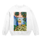 everything happens in the motelのin Italy Crew Neck Sweatshirt