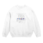 なかもとの最後の晩餐 Crew Neck Sweatshirt