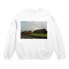 こみゐ本舗-レンズキャップをデコる人の夏の夕暮れ Crew Neck Sweatshirt