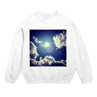 ❁さおーん❁のブルースカイ Crew Neck Sweatshirt