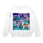 陽向の桜 Crew Neck Sweatshirt