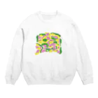 よねやまのkao Crew Neck Sweatshirt