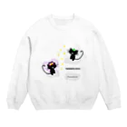 かにゃんクリエイトの七夕猫 Crew Neck Sweatshirt