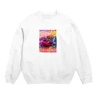 21gのohanatoneko photo Crew Neck Sweatshirt