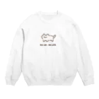 まよはうすのNO CAT, NO LIFE. Crew Neck Sweatshirt