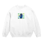 ジルトチッチのデザインボックスの猿です　それでどないしはりましたん？ Crew Neck Sweatshirt