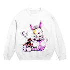 肋骨のふわふわ Crew Neck Sweatshirt