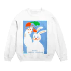 YA MARKETのニンジンクラッシャーミミちゃん Crew Neck Sweatshirt