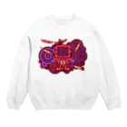 AURA_HYSTERICAのTV_MAN Crew Neck Sweatshirt